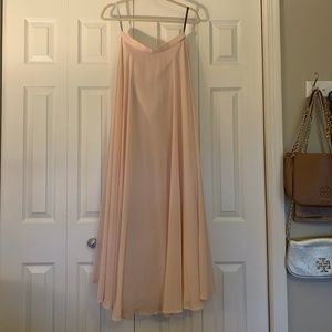 Jenny Yoo Hampton Blush Skirt